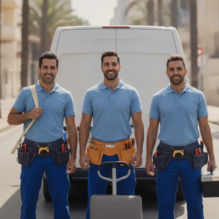 Empresa de Mudanzas equipo en la Marina de Port